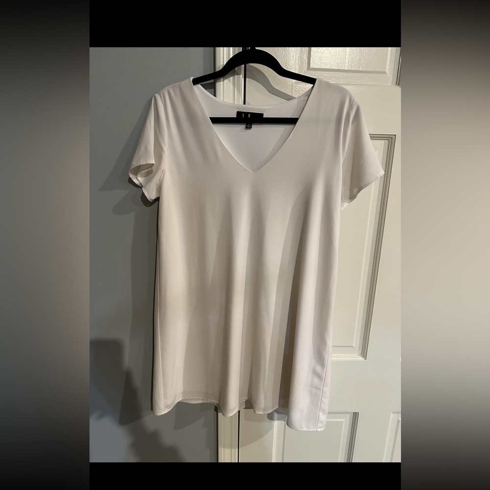 White lulus dress. Size small